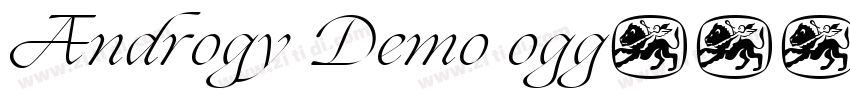 Androgy Demo ogg字体转换